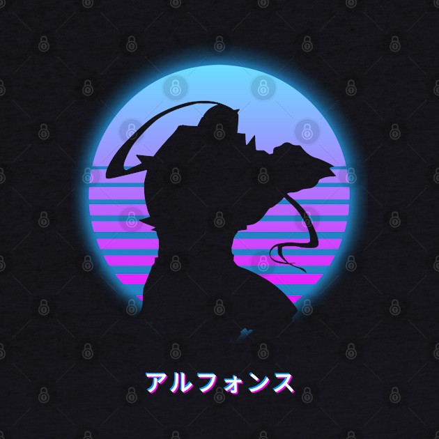 Alphonse Elric - Retro 80s by The Artz